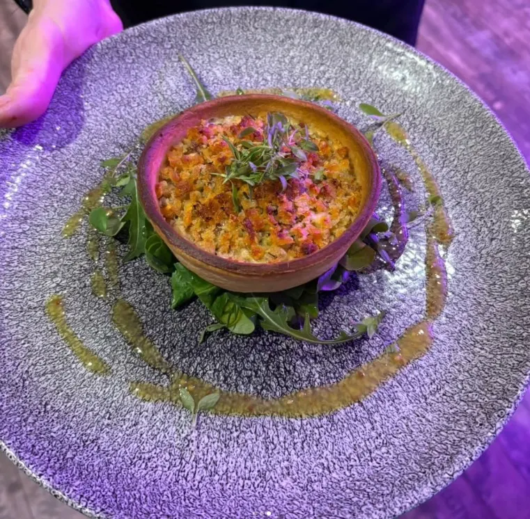 Bowl on a plate